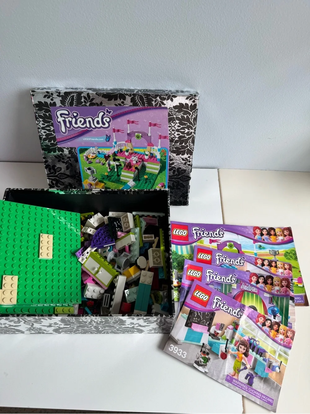 Lego Friends HUGE lot Bundle 5560 3184 3065 41017 41008 3942 3315 3933 3932 3939